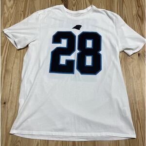 Nike J Stewart Carolina Panther's Jersey T-Shirt & Panther Back & Front Size XL